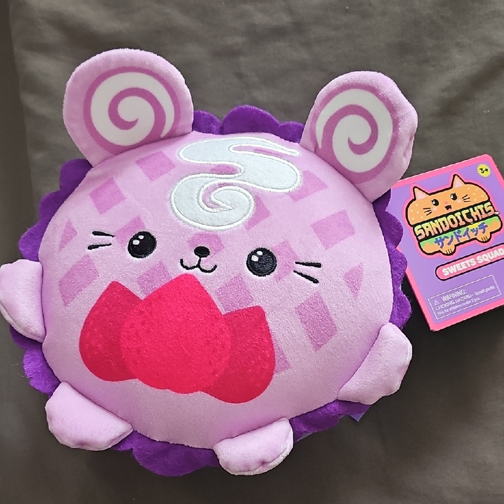 Pink and Purple Plush Toy